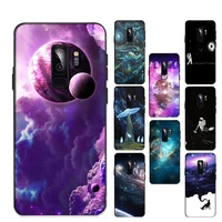 printed space phone case for samsung galaxy s20 lite s21 ultra s30 s10 s9 s8 plus s7 edge capa
