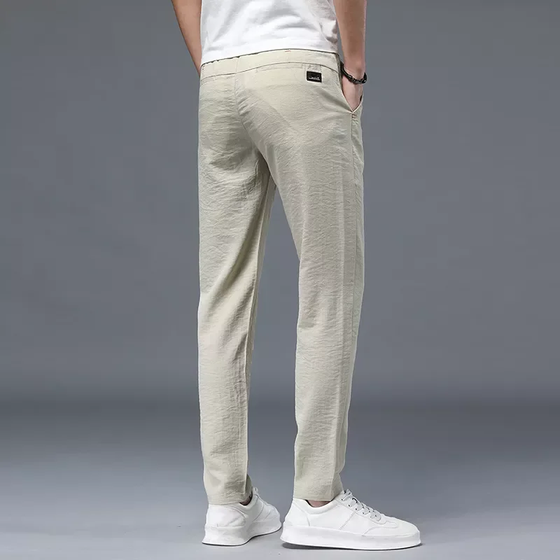 

Брюки мужские эластичные повседневные, Классические деловые приталенные, джоггеры, Стрейчевые длинные брюки, весна-лето 2022