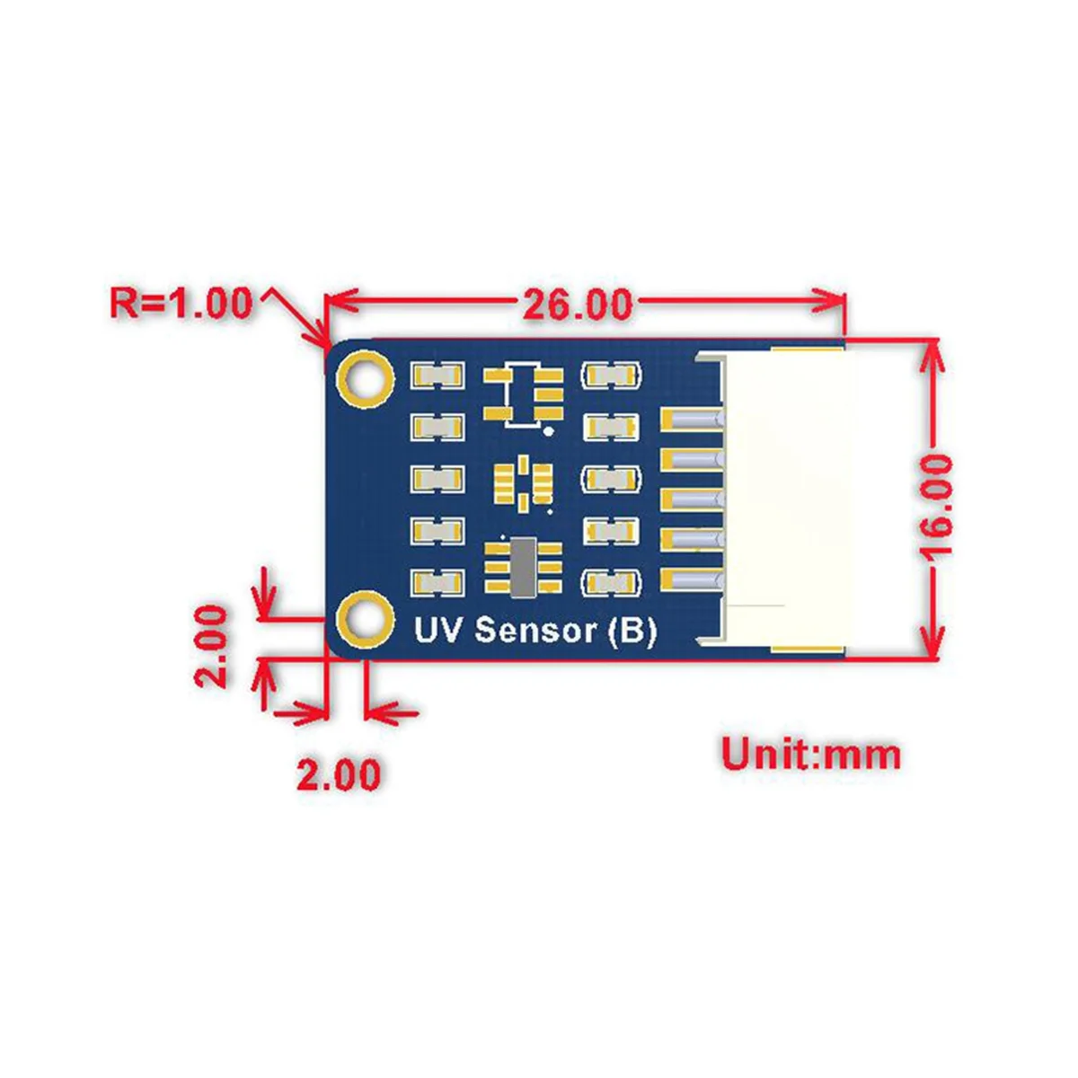 Цифровой фотоэлемент с ультрафиолетовым датчиком (C)
