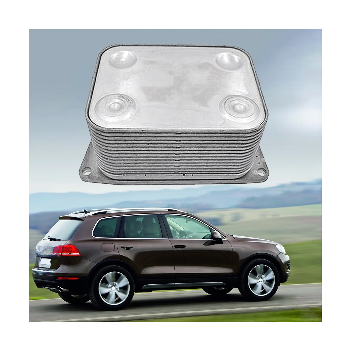 Масляный радиатор A/T подходит для VOLKSWAGEN TOUAREG 2002-2010 077117021P