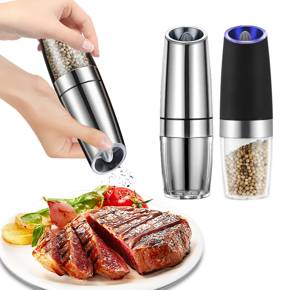 

Electric Pepper Mill Herb Coffee Grinder Automatic Gravity Induction Salt Shaker Grinders Machine Kitchen Herb Spice Mill Tools