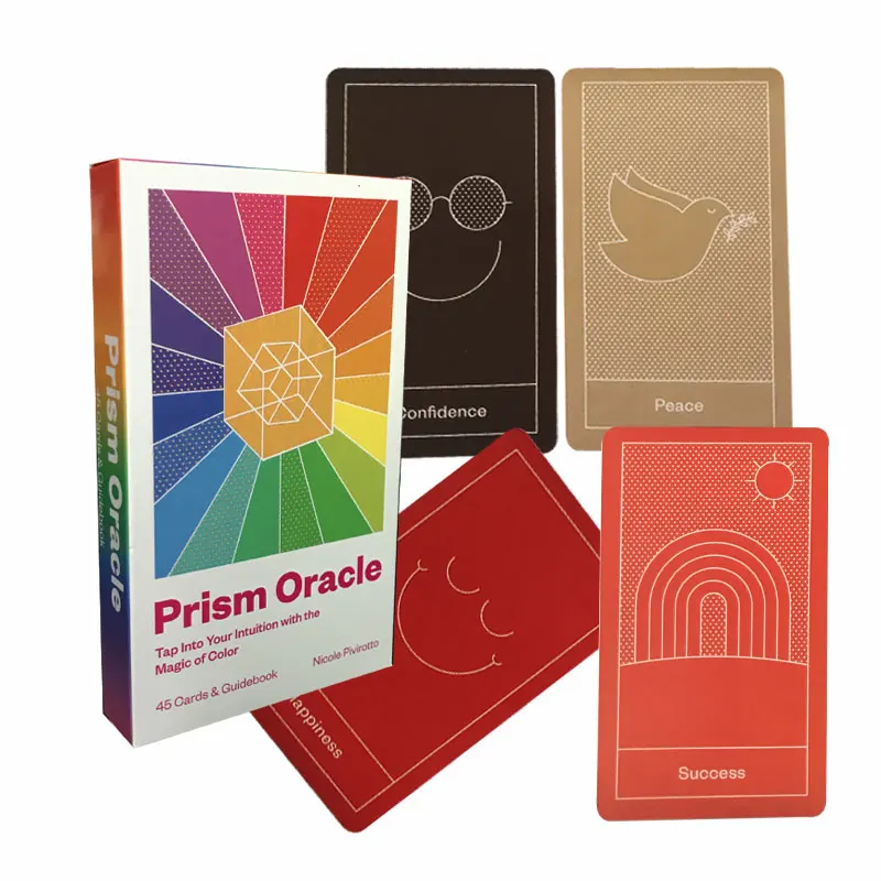 

New Card Prisms Oracle Card Fate Divination Family Party Paper Cards Game Tarot And A Variety Of Tarot Options PDF Guide