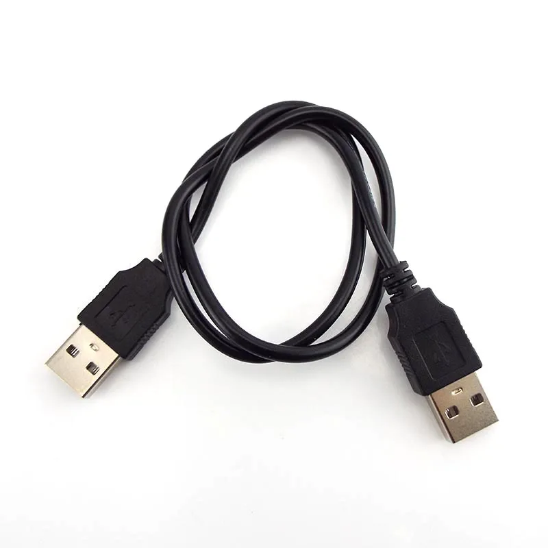 

Double USB 2.0 type A Male to Male Computer Extension Cable High Speed Adapter Connector Extender Cord Transfer Data Sync Line
