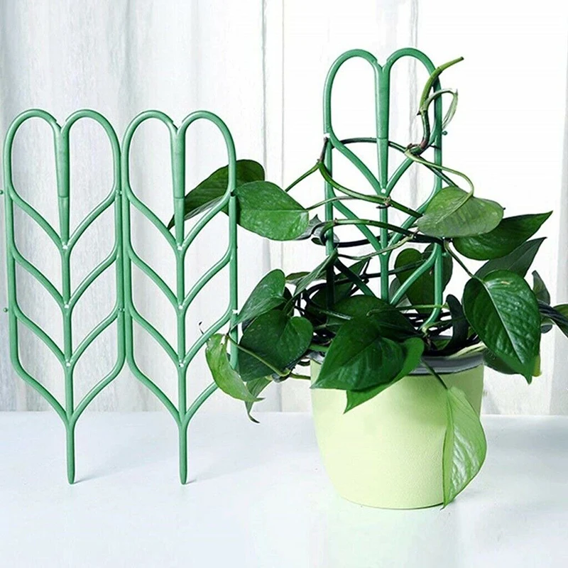

/set DIY Plant Support Frame Artificial Mini Climbing Trellis Flower Stand Garden Balcony Planting Rack Fruit Holder