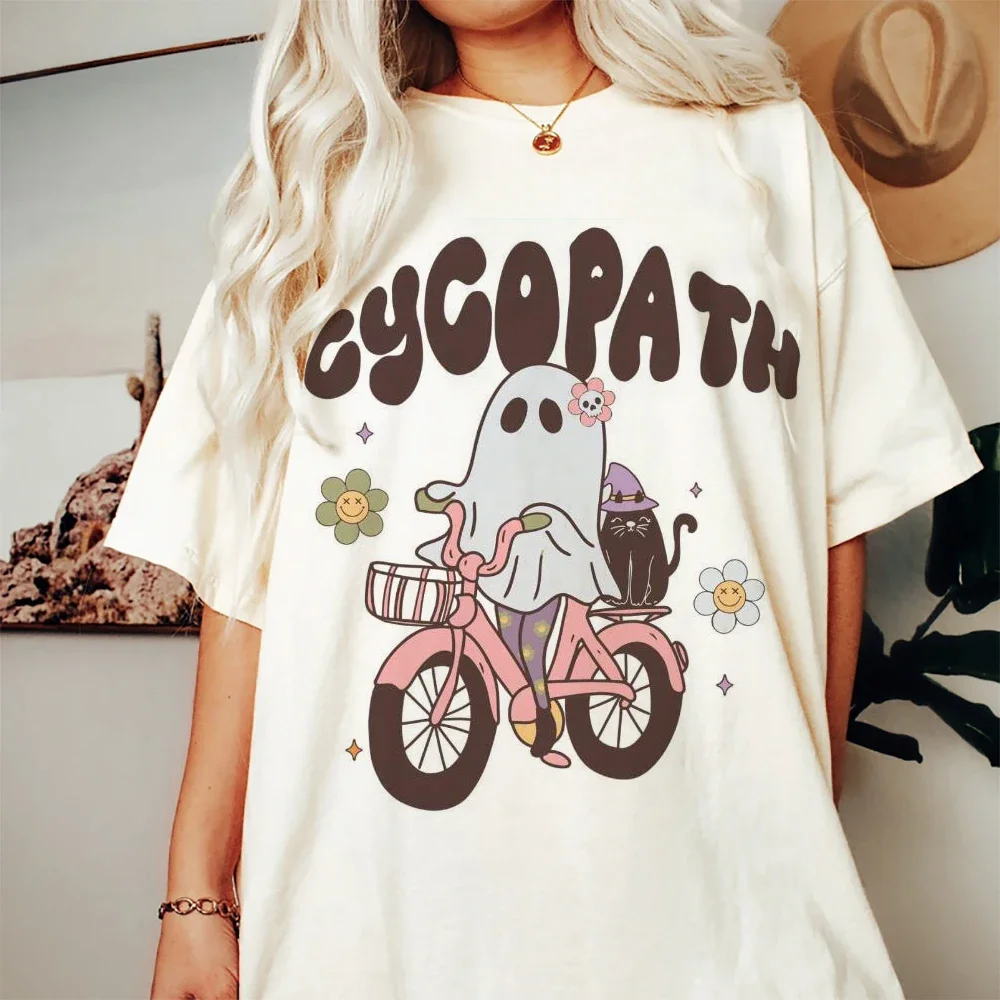 Повседневная Свободная футболка с коротким рукавом и круглым вырезом