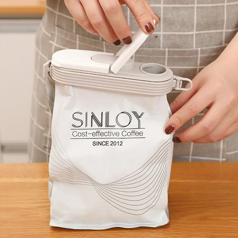 

1Pcs Portable Preservation Sealed Fresh-keeping Double Opening Sealer Travel Kitchen Accessories Snack Clamp Bag Clip