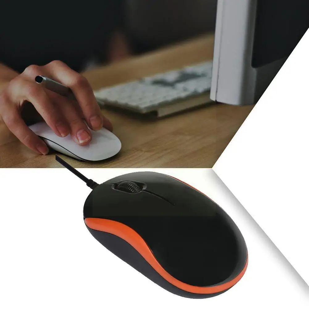 

Новая Проводная домашняя компьютерная мышь, фотоэлектрическая Usb светодиодная мышь, проводные аксессуары, компьютерная мышь для ноутбука ...