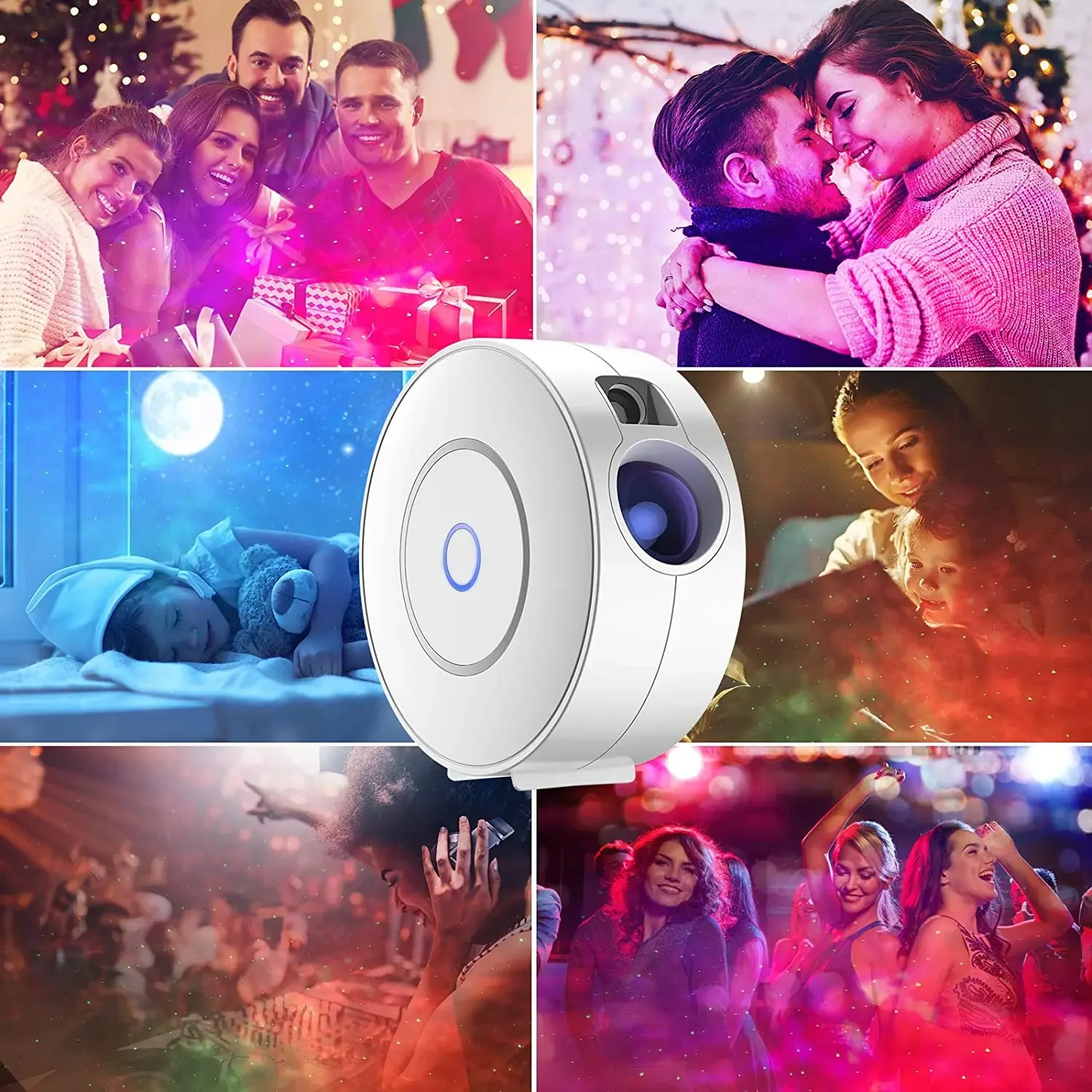 Tuya WiFi Smart Aurora Galaxy Star проектор ночник Alexa голосовое управление управление через приложение управление звездный проектор светодиодный светильник детский подарок (art.: 3920ccbb5df63) - 3920ccbb5df63