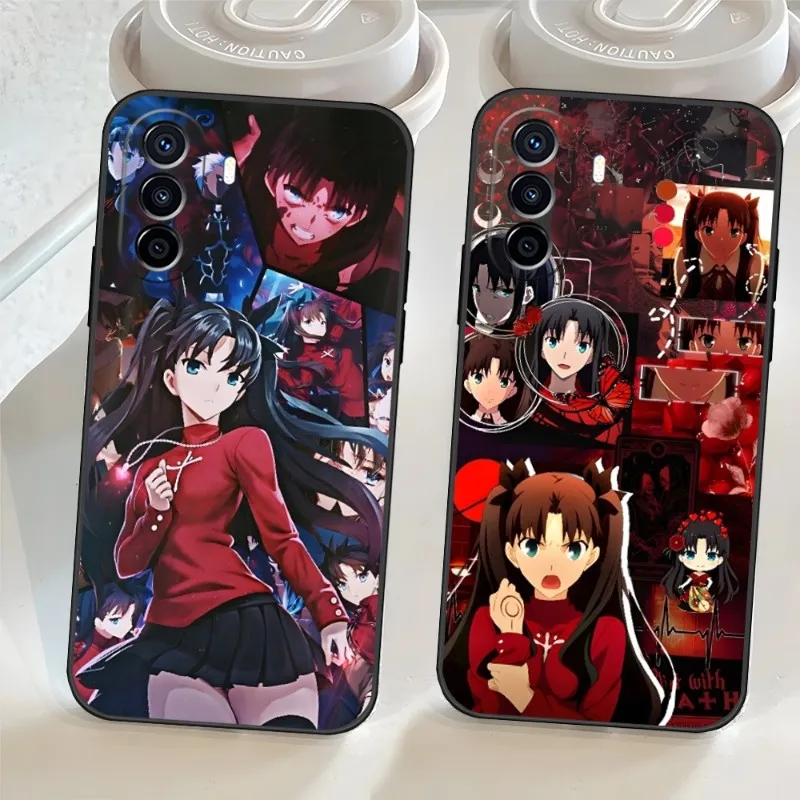 Чехол для телефона с аниме Fate Zero Tohsaka Rin для Huawei P30 Lite P50 P40 P10 P20 Mate 40 Pro Plus Psmart Z 6 7 9, задняя крышка