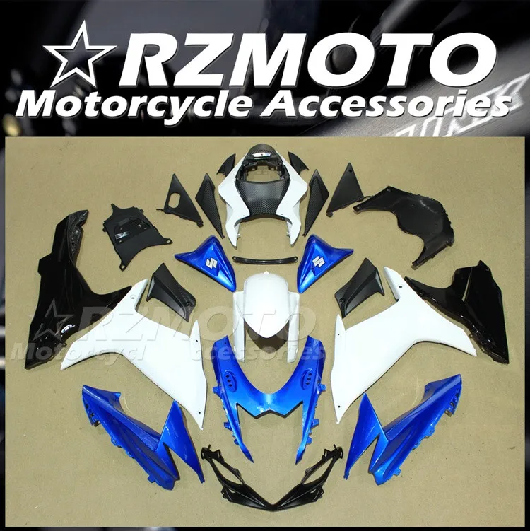 

Новый комплект обтекателей из АБС-пластика для Suzuki GSX-R 600 750 K11 2011 2012 2013 2014 2015 2016 2017 2018 L1 Комплект кузова синий белый it