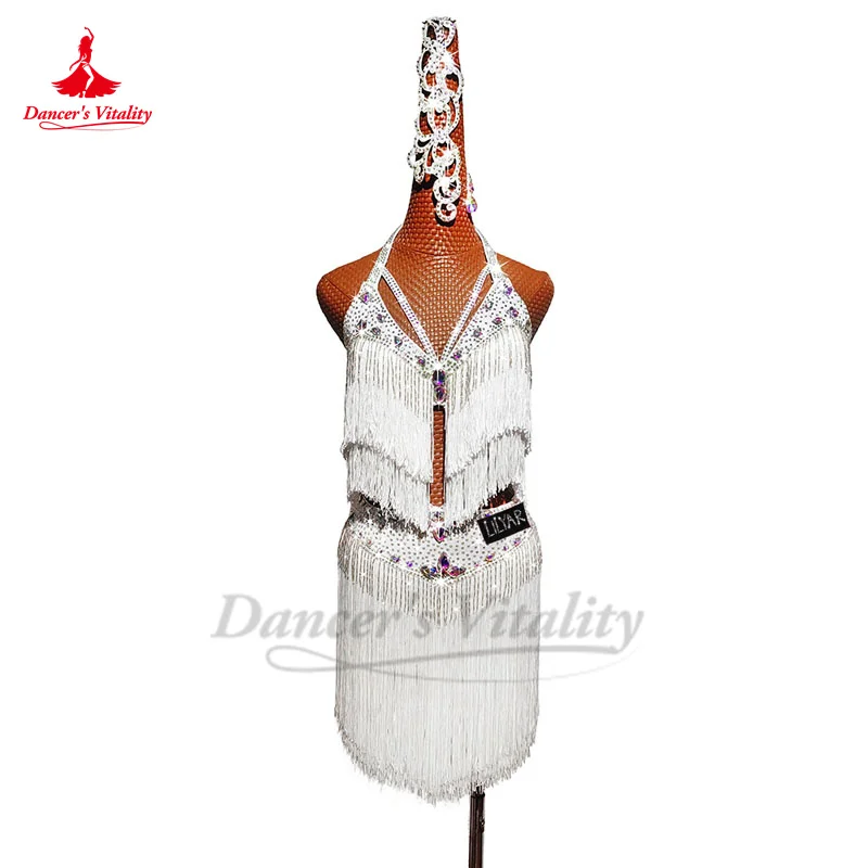 

Платье для латинских танцев; Платье для женщин; Одежда для взрослых и детей; Rumba Chacha Tango; Профессиональные платья для выступлений