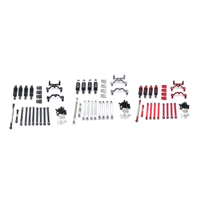 

Metal Steering Link Rod Pull Rod Mount Seat Shock Absorber Set For MN D90 MN-90 MN99S 1/12 RC Car Upgrade Parts