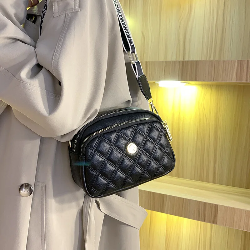 Net Celebrity Women'S Small Square Crossbody Mobile Phone Bag Multifunction Female Shoulder Messenger Bag Daily Phone Coin Purse