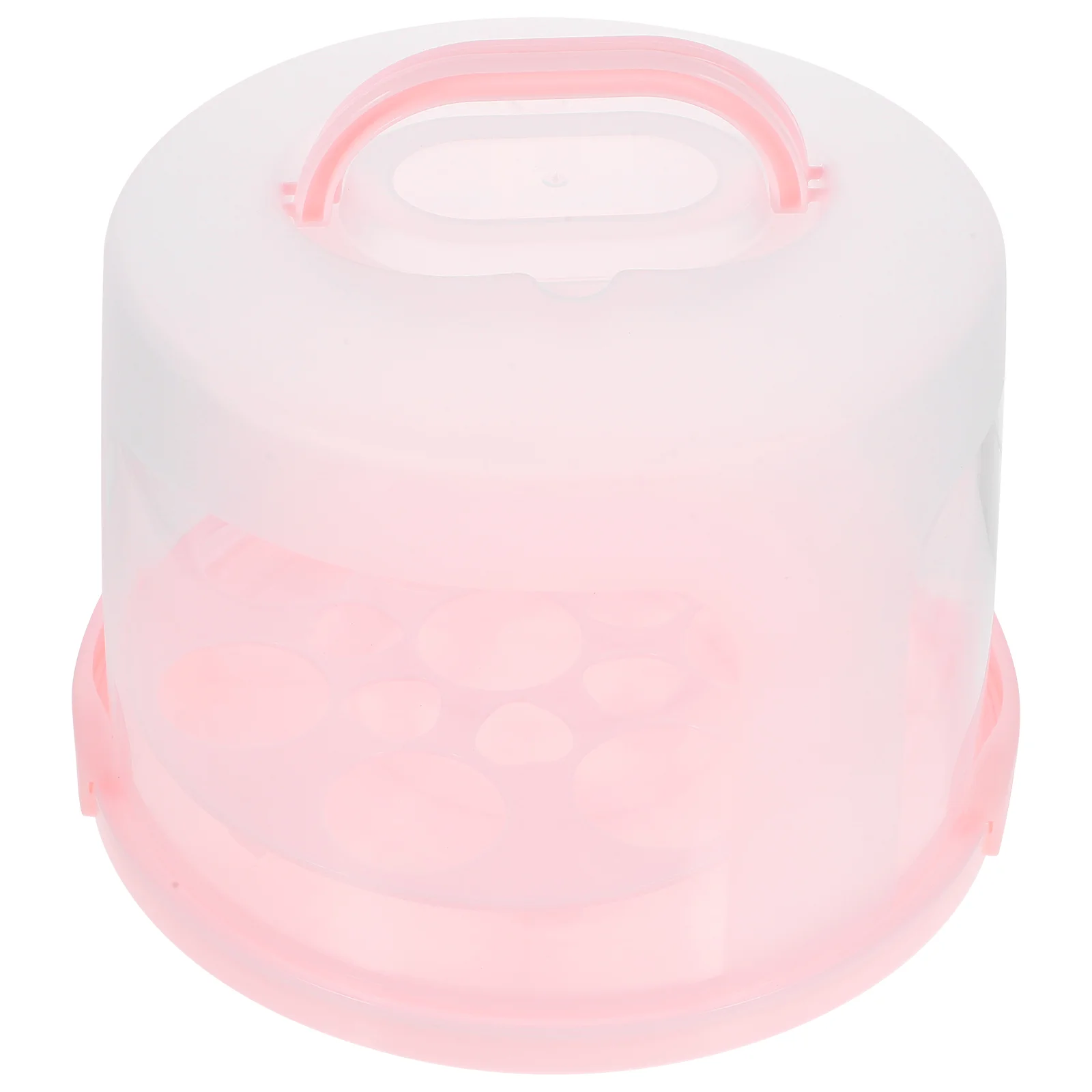 

Portable Cake Box Round Carrier Packing Holder Cookie Containers Paper Cup Clear Multi-function Case Carrying Birthday Desserts