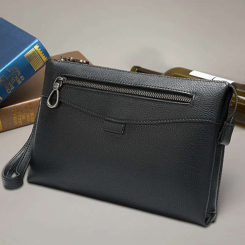 Мужской клатч из натуральной кожи высшего качества кошелек подходит для iPad 7 9