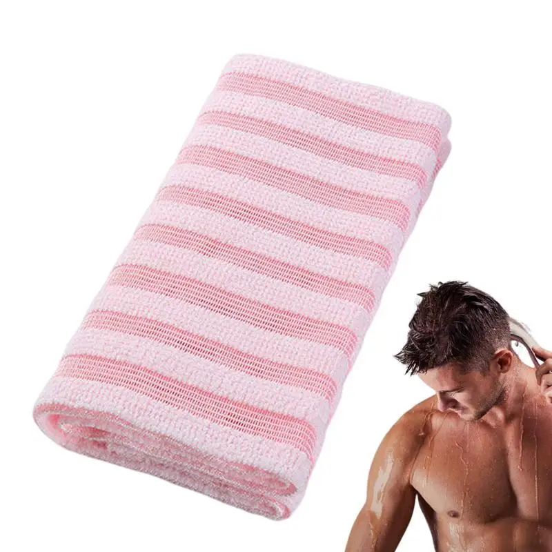 

Exfoliate Back Scrubber Scrub Back Body Towel Body And Back Pull Strap Washcloth With Good Flexibility For Women Men Adults