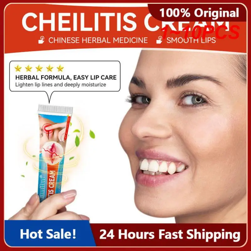 

1~10PCS Cheilitis Cream Inflammation Labial Herpes Antibacterial Ointment Chapped Lips Wrinkles Rehydration