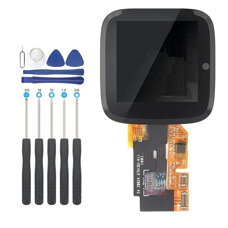 

Сенсорный ЖК-монитор, экран для смарт-часов Fitbit Versa FB504/FB505, дисплей кодирующий преобразователь сенсорного экрана в сборе Kit