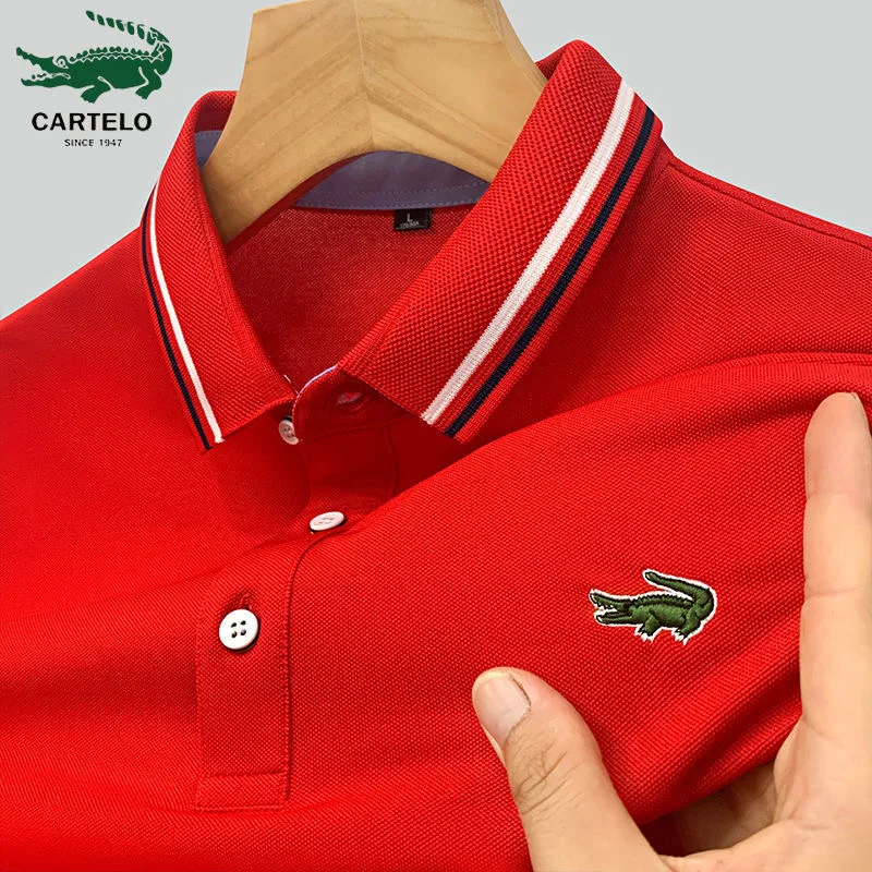 

2023 New Men's Craft Embroidery High-quality Polo Shirt Spring and Summer Business Casual Breathable Men's Polo Shirt