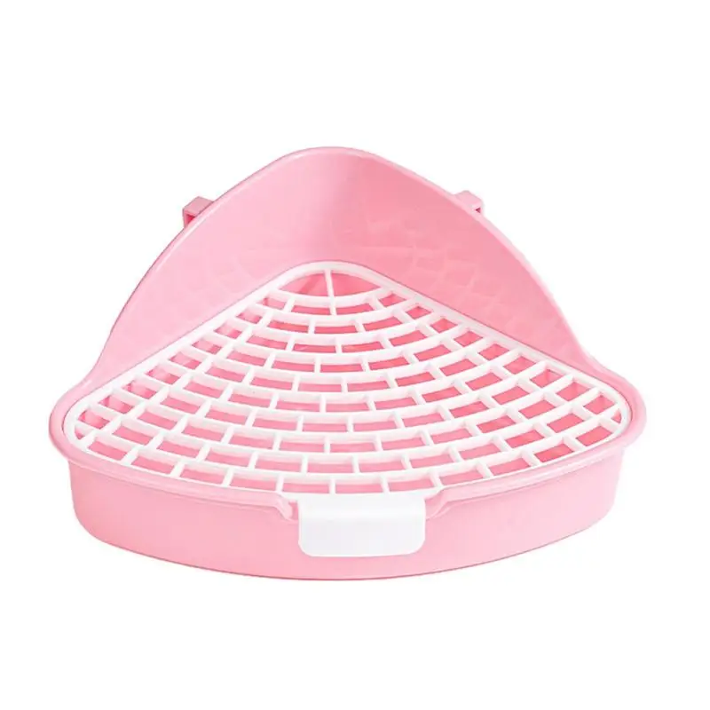 Triangle High Capacity Pet Toilet Potty Pet Corner Toilet Reusable Removable