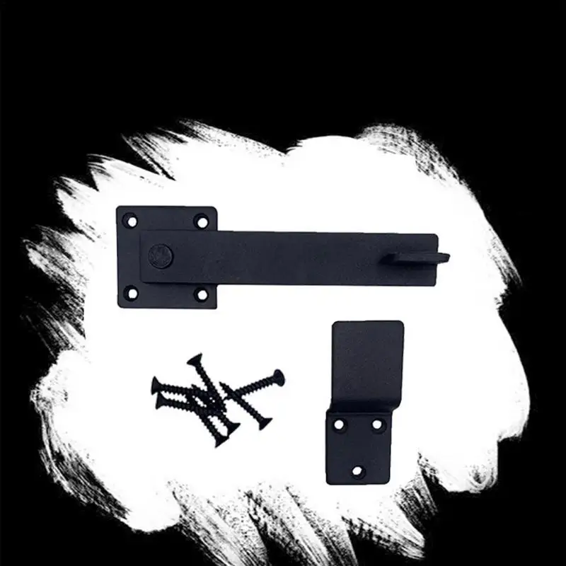 Дверная защелка для курятника многофункциональная дверная фермы черная