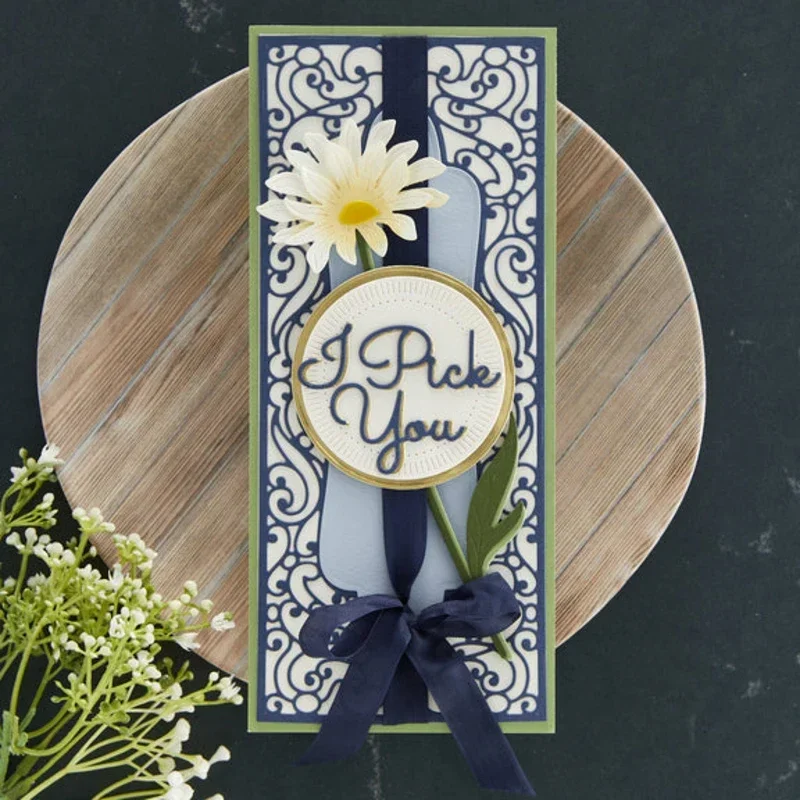 Новинка 2022 кружевная рамка с симметричным узором металлические штампы для