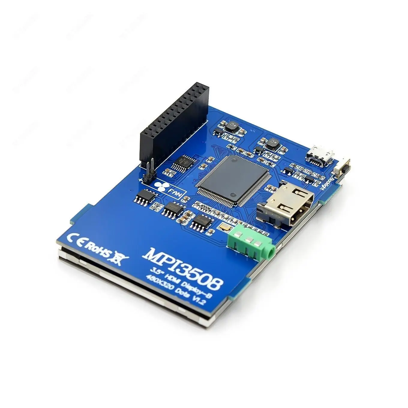 3 5-дюймовый ЖК-дисплей HDMI USB с сенсорным экраном Real HD 1920x1080 Py для Raspberri 4 модель B MPI3508