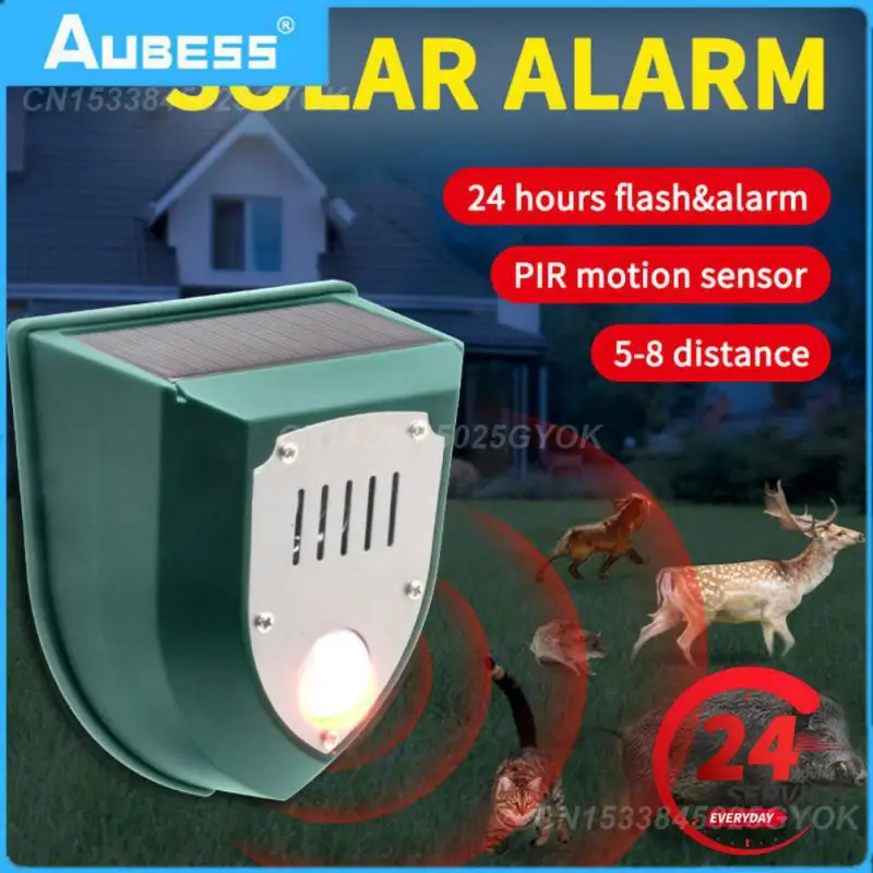 

Solar Alarm Safety Ip 55 Waterproof Security Alarm System Siren Environmental Friendly Energy Saving