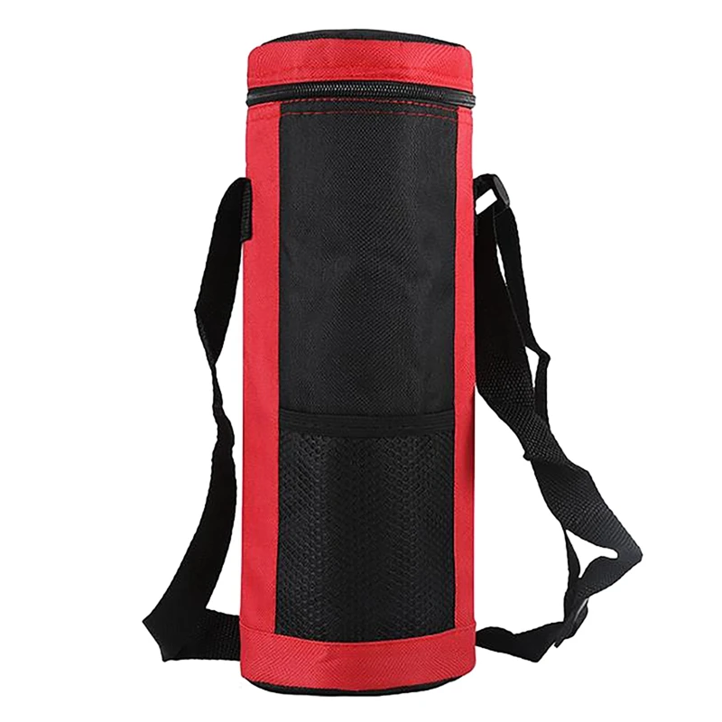 

2X Water Bottle Cooler Tote Bag Universal Water Bottle Pouch High Capacity Insulated Cooler Bag Outdoor Camping Hiking