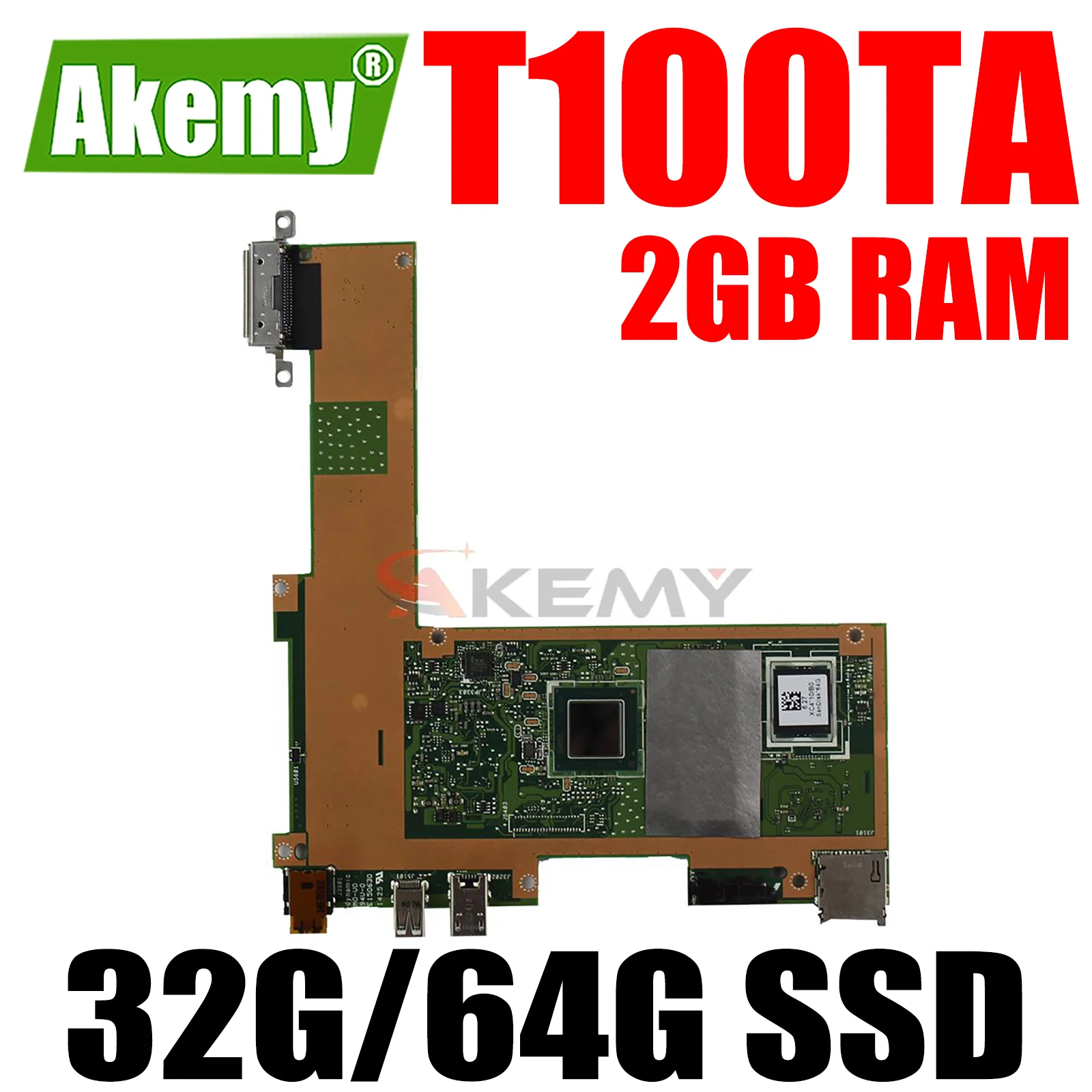 

T100TA 2GB RAM 32G 64G SSD материнская плата для ноутбука ASUS T100TA T100TAR T100TAS