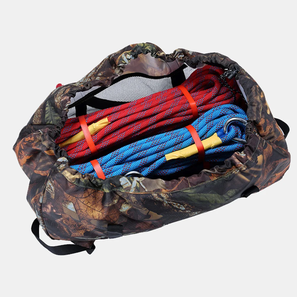 

Climbing Rope Bag Backpack Universal Waterproof 20*22*5cm Aluminum Alloy Buckle Mountaineering Oxford Fabric+Polyester