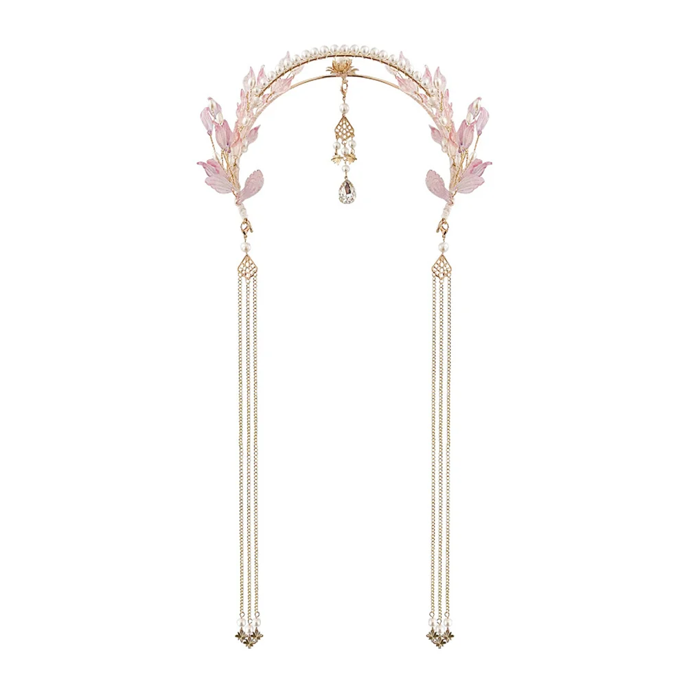 Древний стиль головной убор с короной для волос ханьфу традиционный китайский