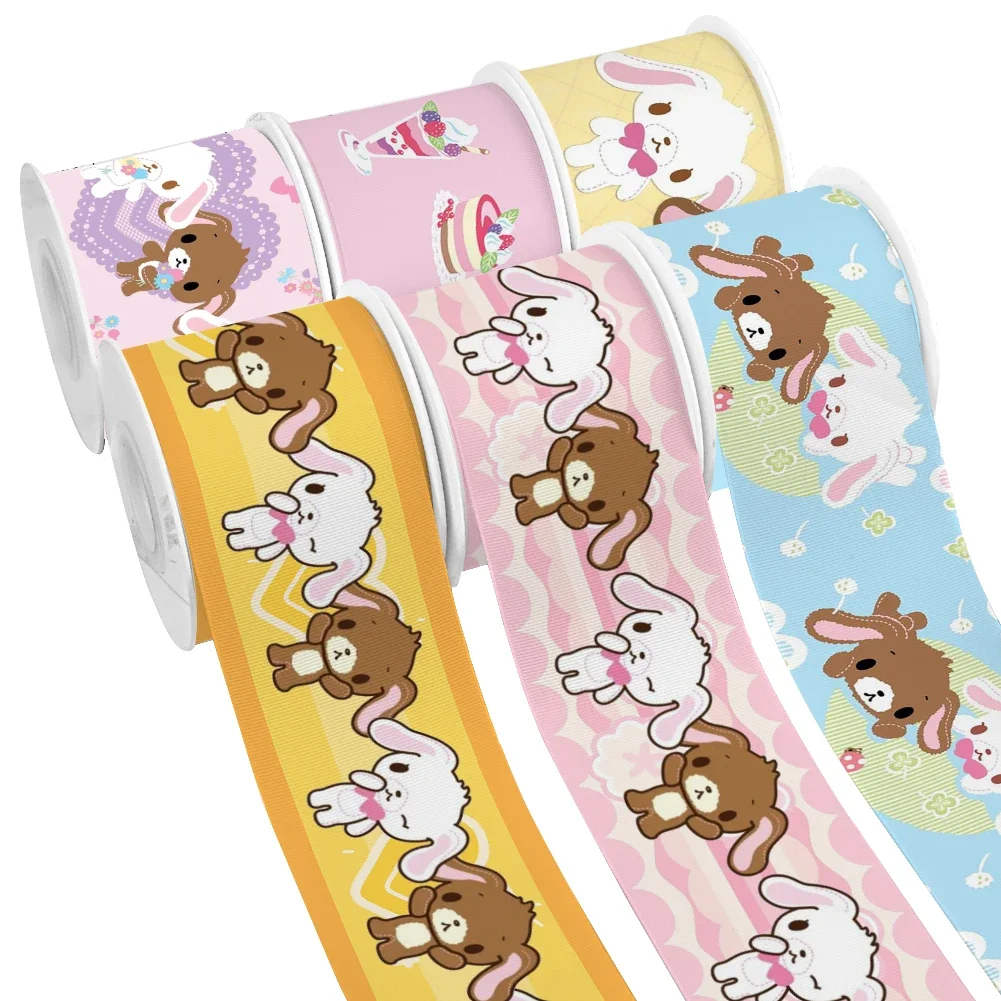Милая мультяшная лента Sanrio с рисунком в виде сахарницы 10 ярдов корсажная для