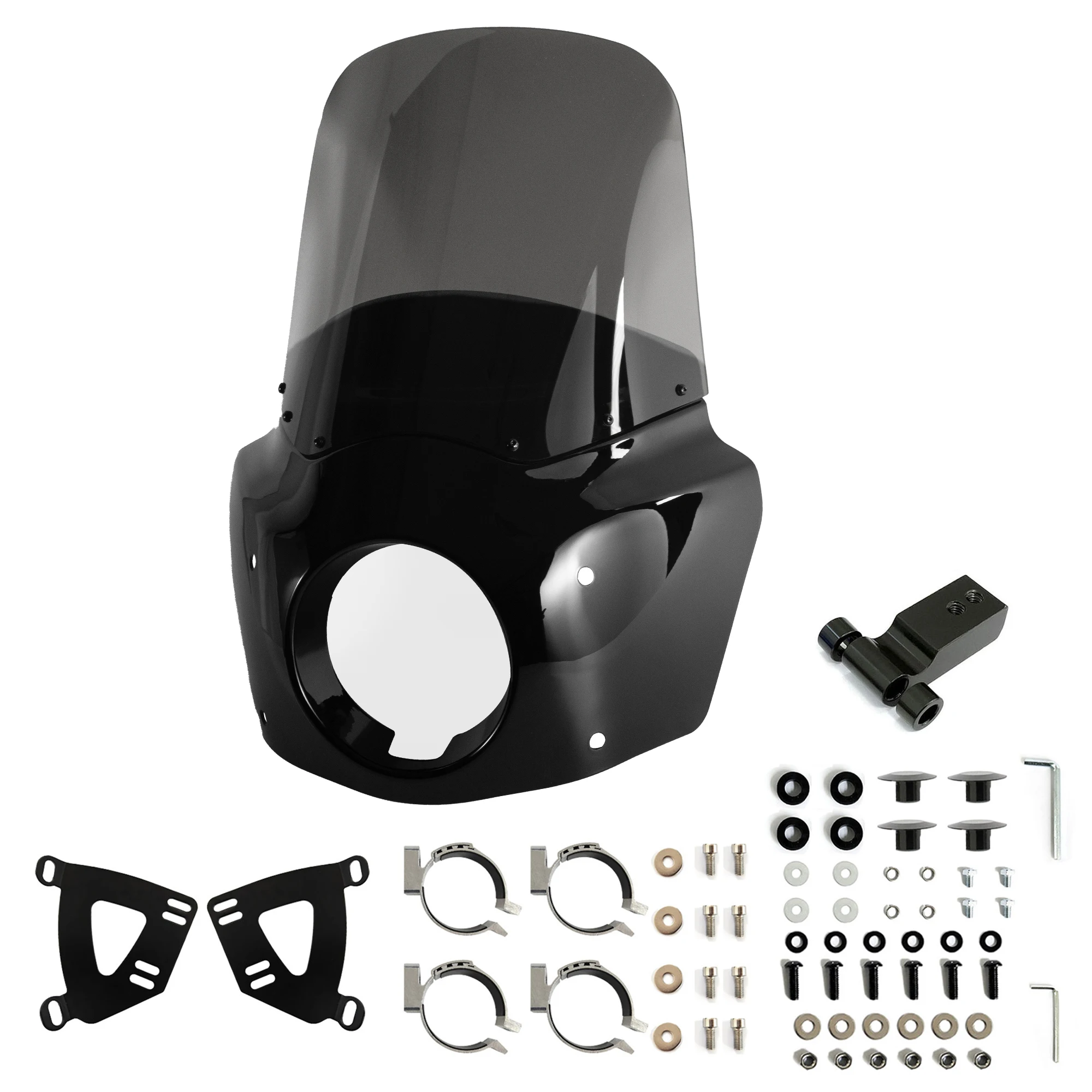 

Обтекатель Street Bob 15 дюймов, передний обтекатель для Harley Softail Street Bob FXBB 2018-2024, стандартный Softail FXST 2018-2021