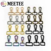 20pcs 16 50mm metal bag buckle dog collar swivel trigger clips clasp hook key rings snap hooks hardware accessories f2 10