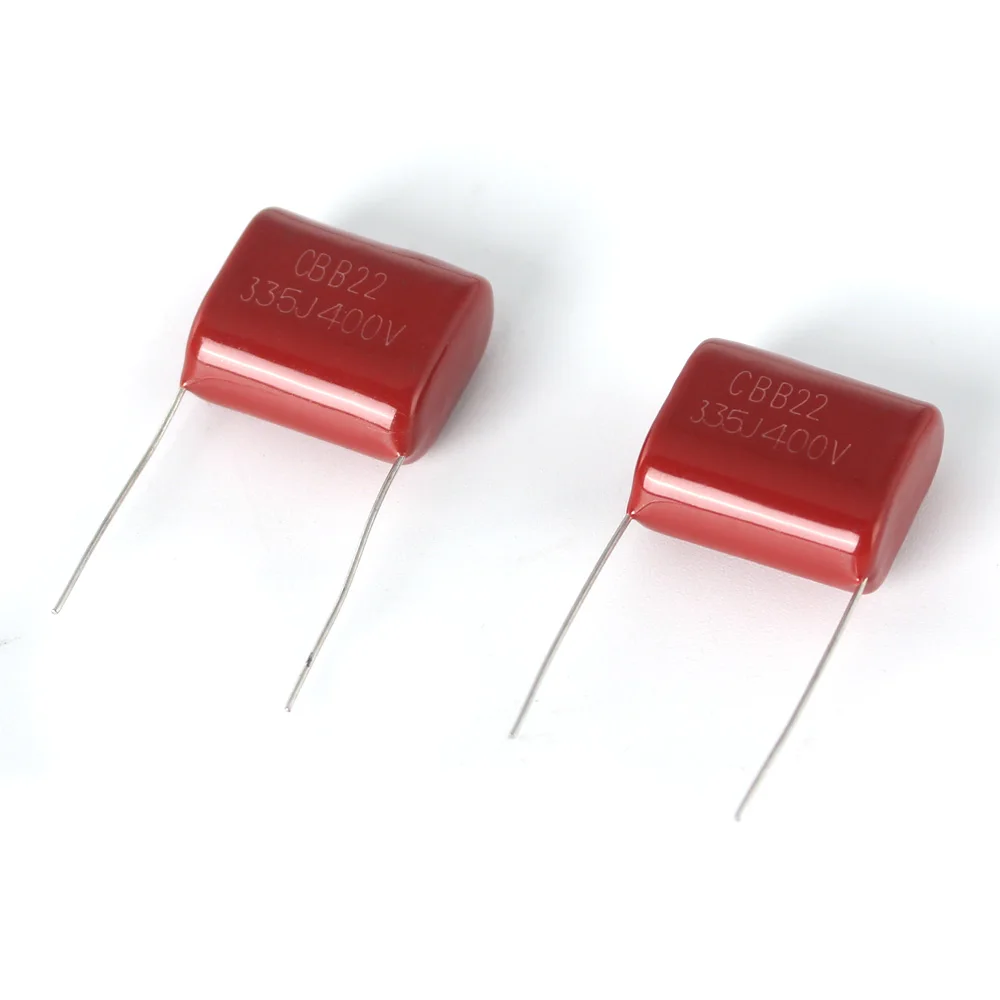 

50PCS 400V CBB Capacitors 335J 3.3uF/3300nF P20mm Polypropylene Film Capacitor