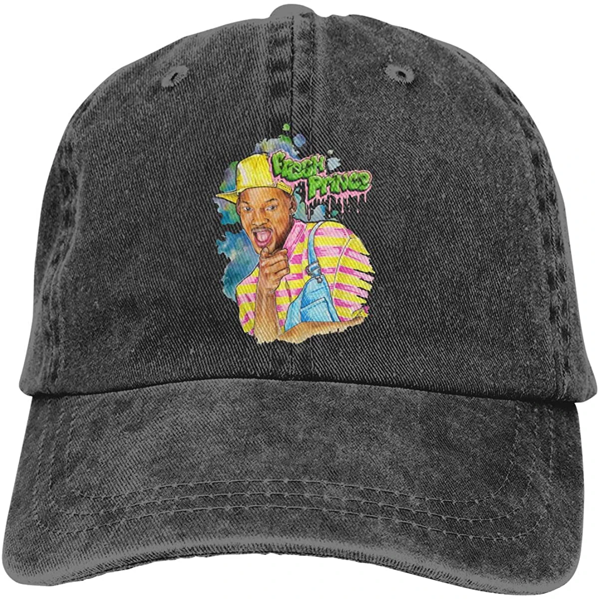 

Hats For Women Fresh Prince Adjustable Unisex Hat Baseball Caps Black