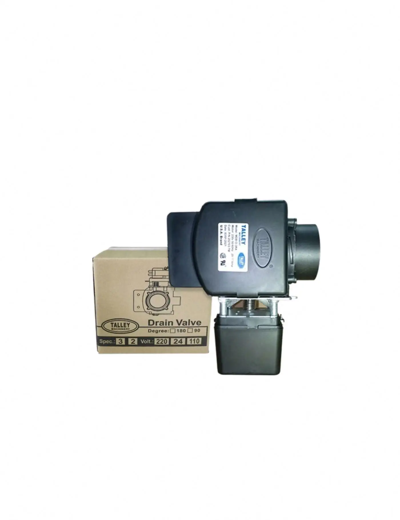 2-дюймовый 90 градусов 220 В 110 24 промышленный стандартный электромагнитный клапан