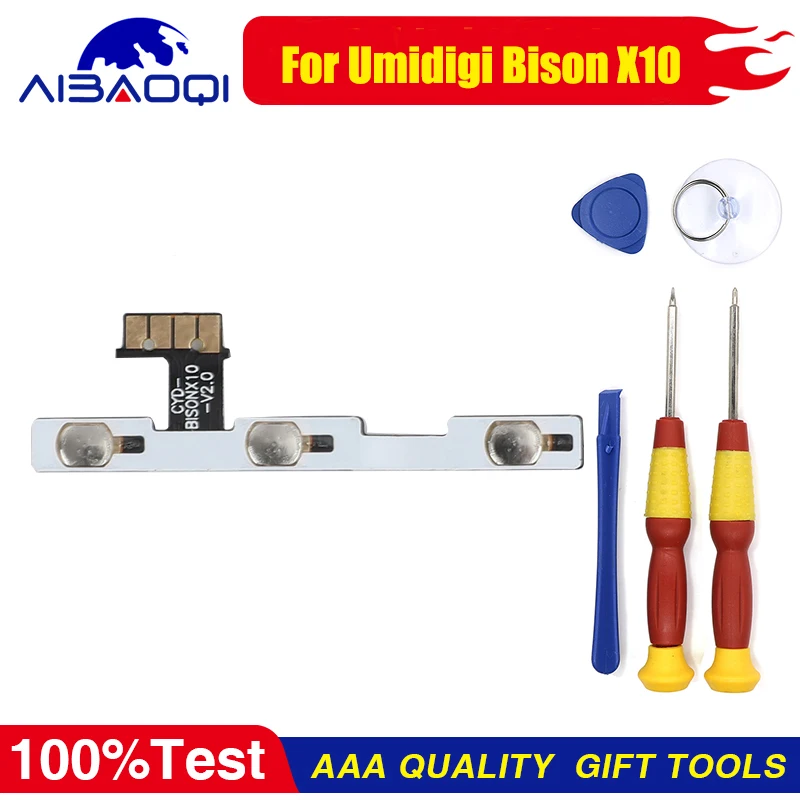 

Power On/Off+ Volume FPC Key Up/Down Button Cable Shortcut Button Cable For Umidigi Bison X10 Phone Perfect Replacement Parts