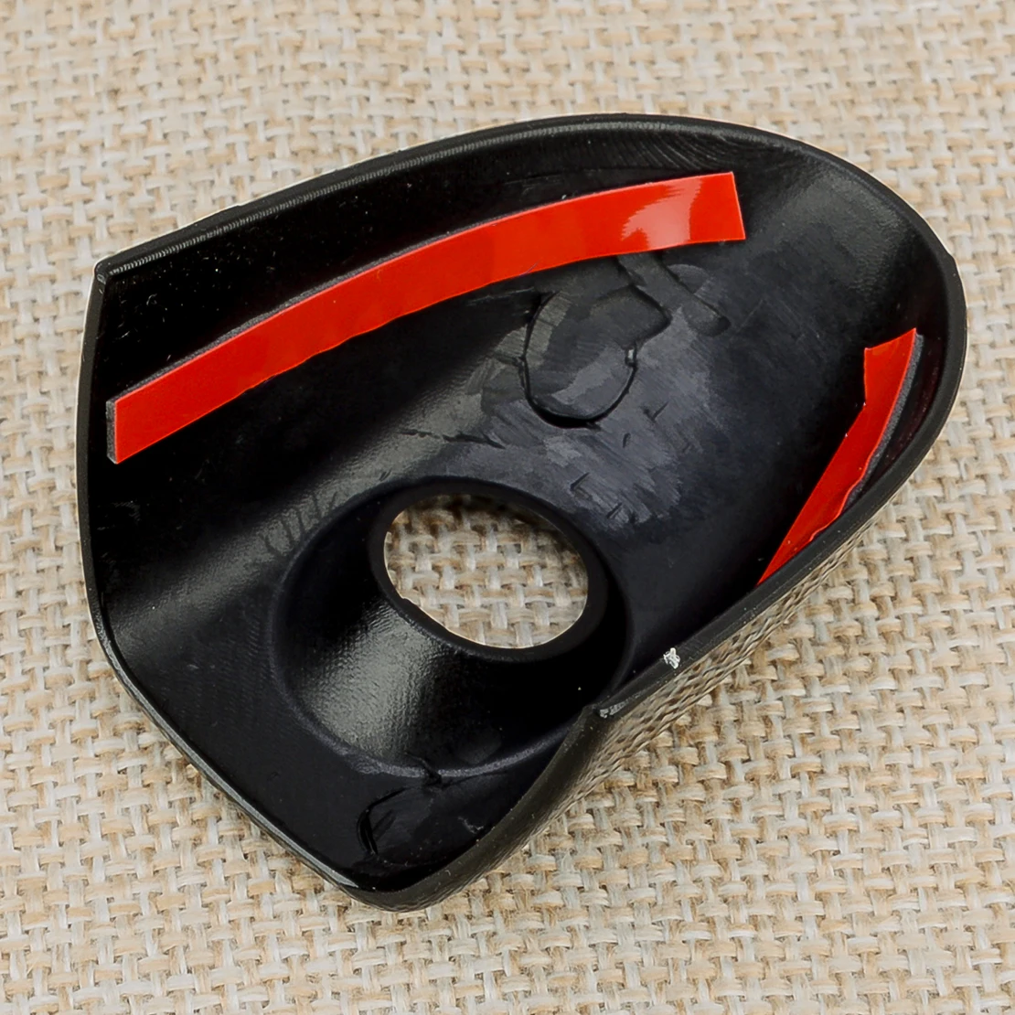 Умная крышка дверной ручки 1 комплект обрезанная глянцевая черная подходит для