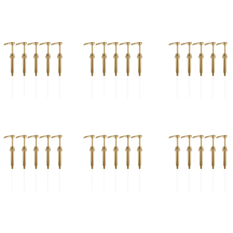 

30 Pcs Coffee Milk Tea Dispenser Syrup Pump Black Liquid Dispenser For Torani Syrup 8Ml Juice Bottle Dispenser Pump