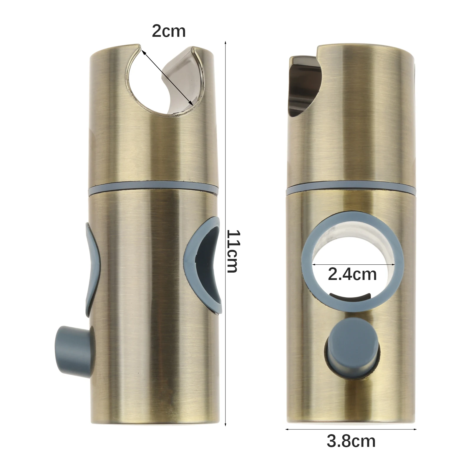 

Держатель для душа регулируемый ABS черный