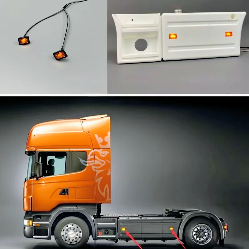 Боковая фара для Tamiya TAMIYA 1/14 RC автомобильный трактор SCANIA R470 R620 обновленные