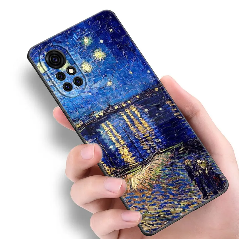 Van Gogh Starry Sky Art Phone Case For Huawei Nova 5T 8 9 Y60 Y90 Honor X9 30 30S 50SE 60 70 Mate 20 40 Pro 10 Lite Plus Cover images - 6