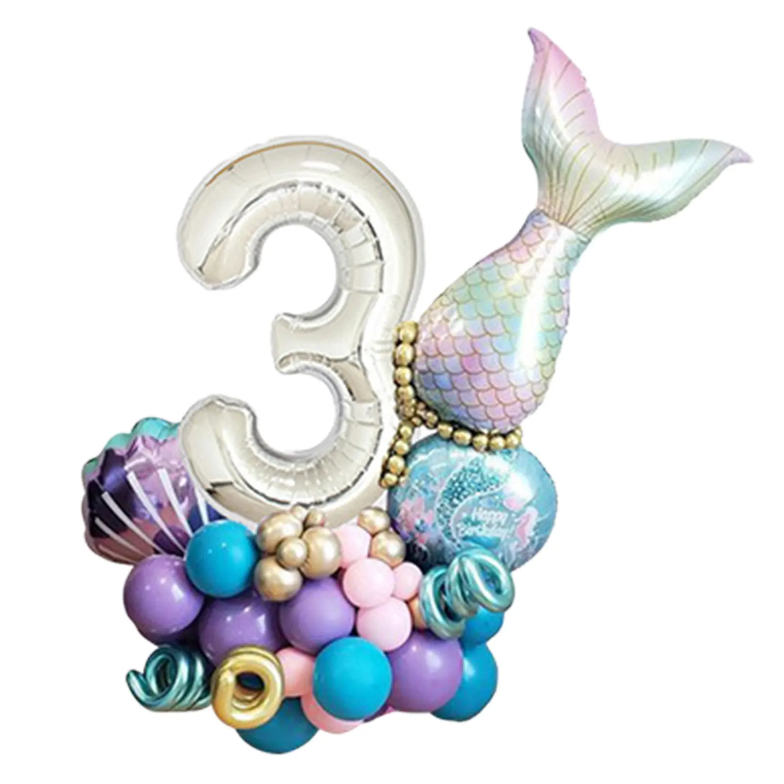 Шары воздушные многоразовые для дня рождения 55 шт. | Дом и сад