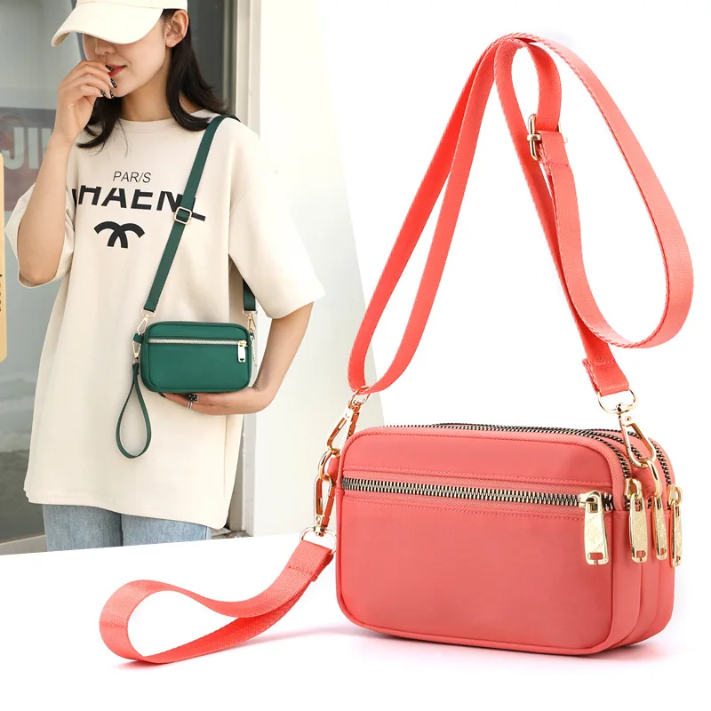 

2023 New Fashion Small Female Messenger Shoulder Bag Solid Color Women Shoulder Crossbody Casual Trendy Phone Bag