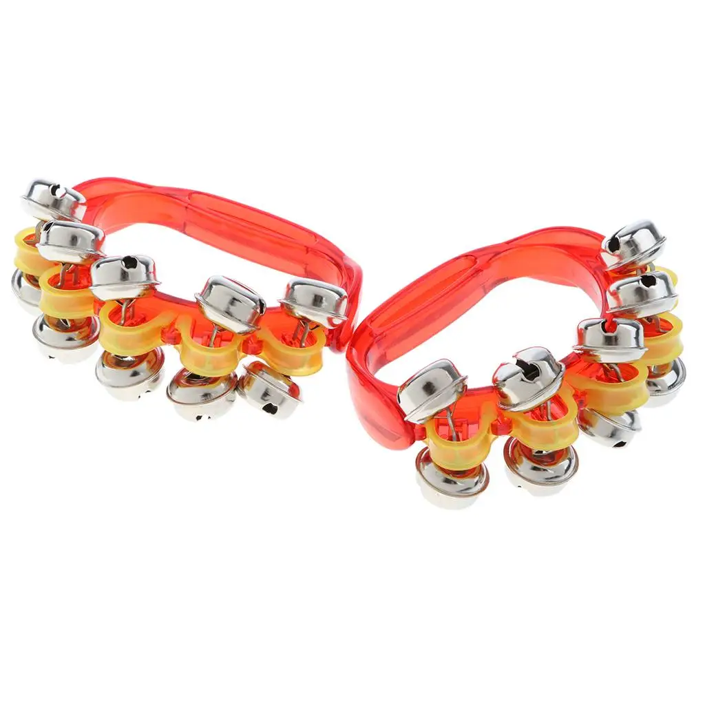 Musical Instruments 18 pcs 12 in 1 Music Rhythm Percussion Toy Set Educational for Kids Tambourine Claves Handbell Bag