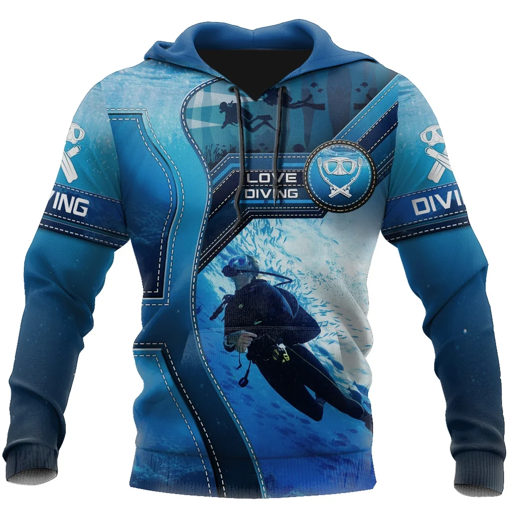 

Men Casual Hoodie 3D Scuba Diving Art Sports Print Hoodies Man Pullover Women Hood Sweatshirts Zipper Jacket Unisex Streetwear 8