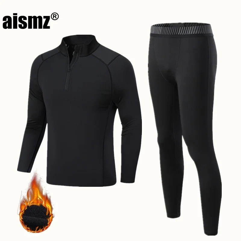 

Winter Termal Underwear Men & Boy Warm Sport First Layer Rasard Fleece Compression Quick Dryin Second Skin Lon Jons