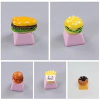 burger fries creative keycap personality keycap cute personality computer button r4 esc mechanical keyboard keycap